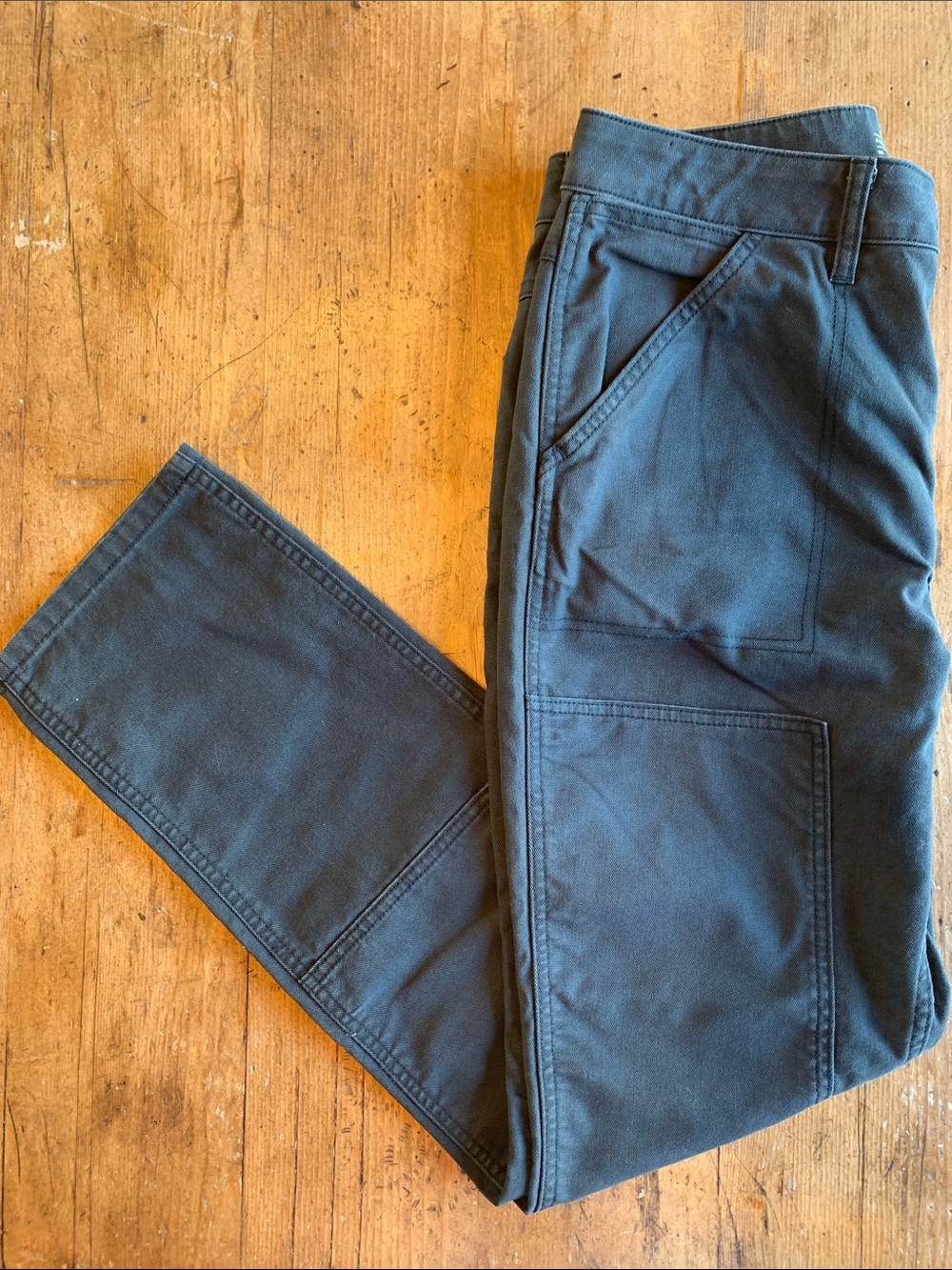 Rei Black Cargo Charcoal Gray Utility Pants - Picture 14 of 16